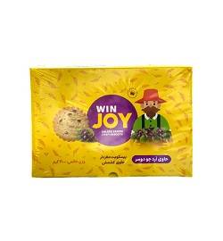 وین جوی بیسکوییت با تکه های کشمش جعبه 400 گرم